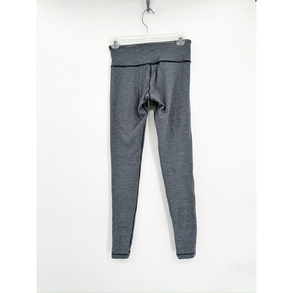 Lululemon Striped Full-Length Leggings High Rise Size 6 - Picture 2 of 5